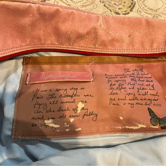 Vintage Ashley Longshore Weekender Bag from Anthropologie, rare find! - Picture 4 of 6